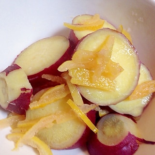 サツマイモのジャム煮(・o・)柚子風味
